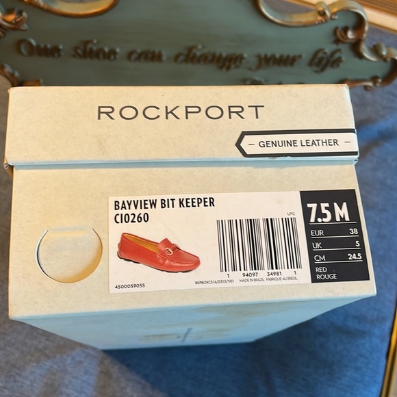 Rockport size 7.5m BayView Bit Keeper C10260. New in box. Genuine leather. - Picture 1 of 9